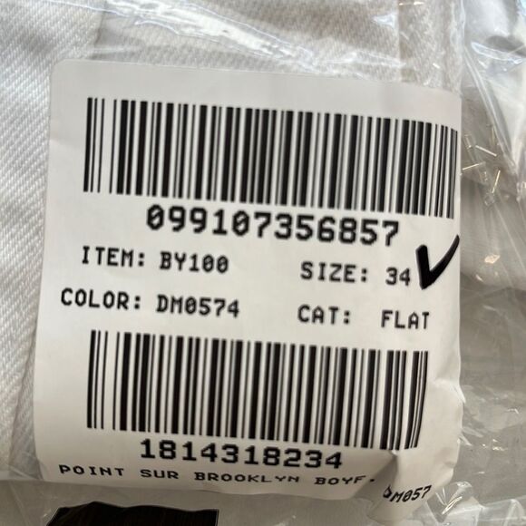 J Crew Point Sur loose straight jean in white Womens Size‎ 34 - Picture 13 of 13